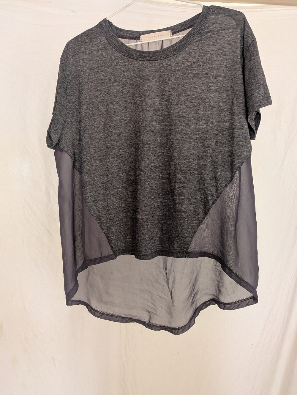 Roundabout dark gray high low T Shirt